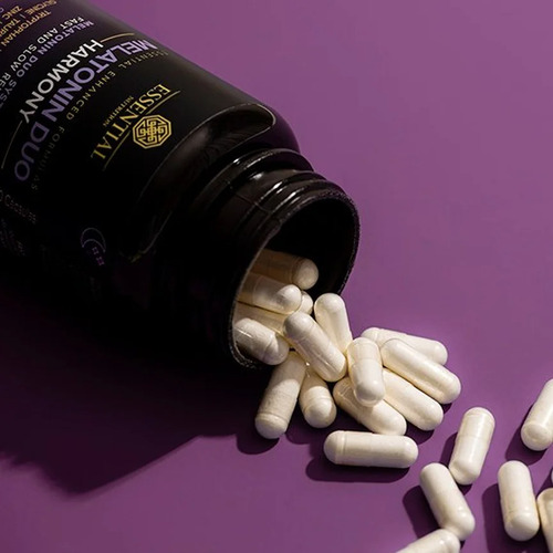 Melatonina Harmony Essential Nutrition - 120 Caps Sem Sabor