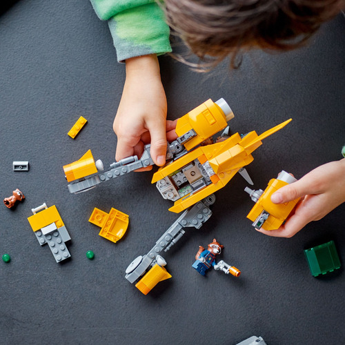 Kit de barcos Lego The Baby Rocket de Marvel Super Heroes 76254, número de piezas: 330