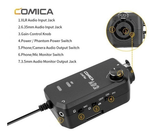 Interface Comica Linkflex Ad2 P/ Smartphones E Câmeras