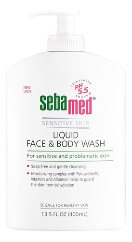 Sebamed Jabón Para Rostro Y Cuerpo Sin Parabenos 13.5oz