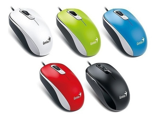 Mouse Genius Dx-110 Usb 1000 Dpi Optico Varios Colores