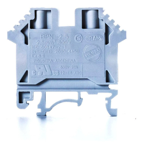Imagen 1 de 5 de Borne De Paso Bpn 2,5mm Zoloda Pack X10