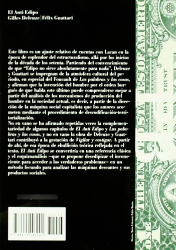 Imagen 2 de 3 de Gilles Deleuze El Anti Edipo Capitalismo Y Esquizofrenia