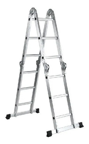 Escalera Articulada 4x3 Multipropósito Plegable 12 Peldaños