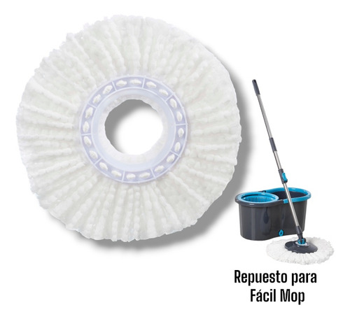 Repuesto De Microfibra Para Fácil Mop De Betterware 1 Pieza