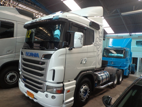 Caminhão Scania G-420 2011/12 6x2 Branca Nova