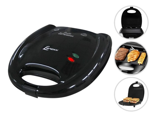 Sanduicheira Grill Lenoxx Psd-113 Pratic 750w Antiaderente