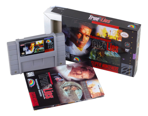 True Lies Super Nintendo Snes Completo