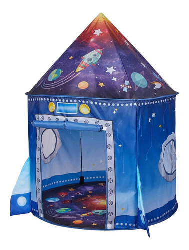 Js-kidsez Premium Rocket Ship Kids Tent, A Pop Up Play Toy T