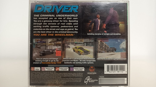 Driver: You Are The Wheelman - Original Ps1 (Usado)