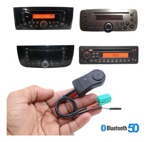 Interface Bluetooth Aux Para Cd Original Fiat Brinde Chaves