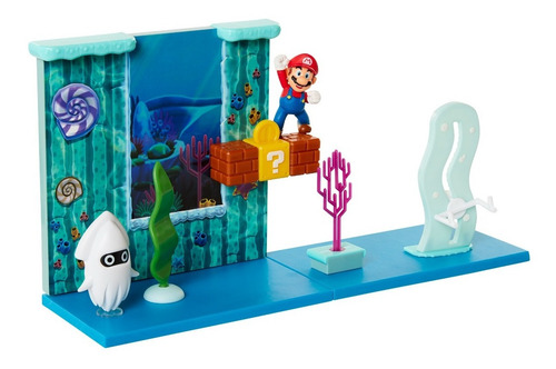 Nintendo Set Figur Super Mario Bros Juego Submarino Nt400184