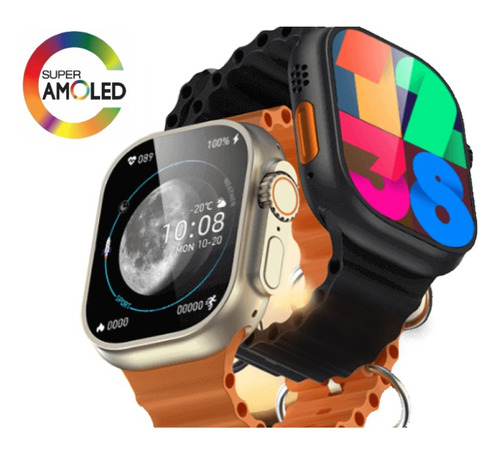 Smartwatch Js9 Ultra Max Amoled - Hk8 Hk9 Hk10 S9 Hw H14 H11
