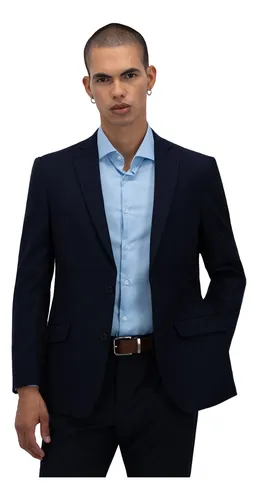 Saco de online vestir azul