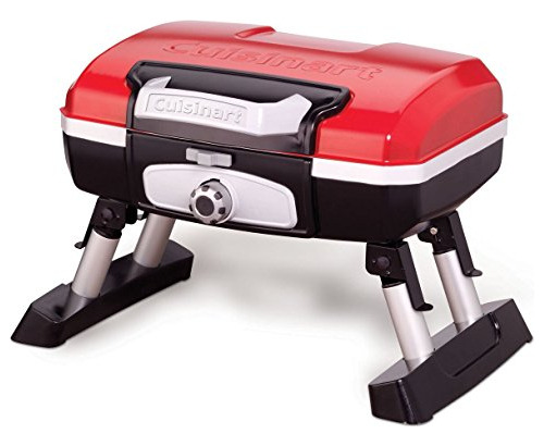 Parrilla De Gas Portátil Cuisinart Petit Gourmet, Mesa, Rojo