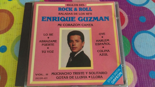 Enrique Guzman Cd Vol. 2 Mi Corazon Canta R