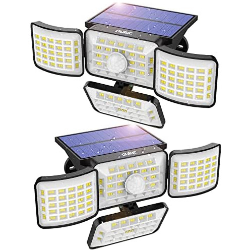 Luces Solares Exteriores, 2500lm 250 Led Luces De Segur...