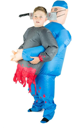 Disfraz Inflable Aterrador Para Niños (de 5 A 11 Años)