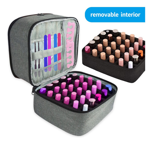 2 Uds Bolsa De Almacenamiento De Esmalte De Uñas 30