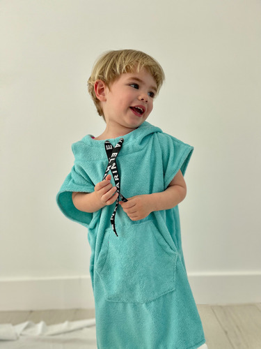 Poncho Toalla Microfibra Niños 4 A 6 Años