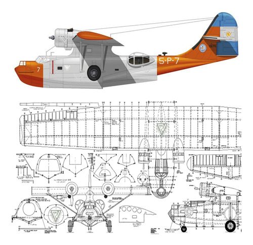 Plano Rc Pby Catalina - Pdf - ( Retirar X Domicilio )