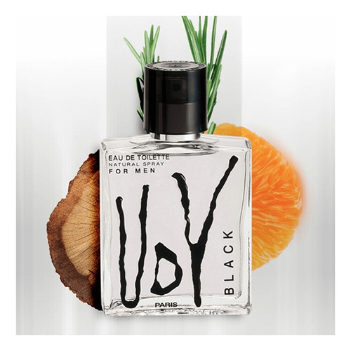 Perfume Udv Black For Men 60ml - Selo Adipec