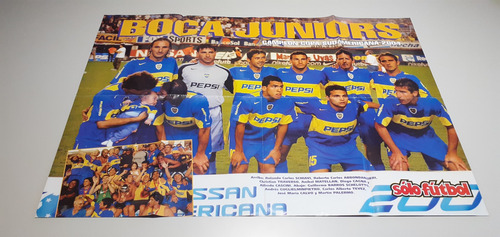 Poster Boca Juniors Campeón Copa Sudamericana 2004 56 X 82 (Usado)
