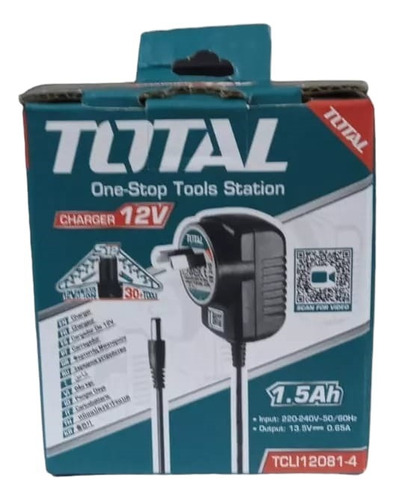 Cargador De Bateria 12v 1.5a Total Tcli12081