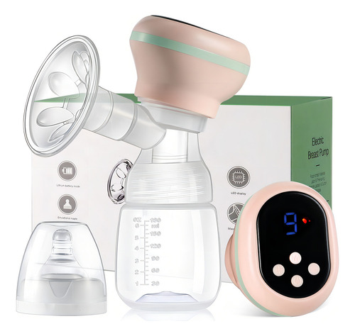Portátil Extractor De Leche Eléctrico Integrado Recargable Con Función De Masaje Extractor De Leche Para Succión De Leche Materna Y Masaje De Senos