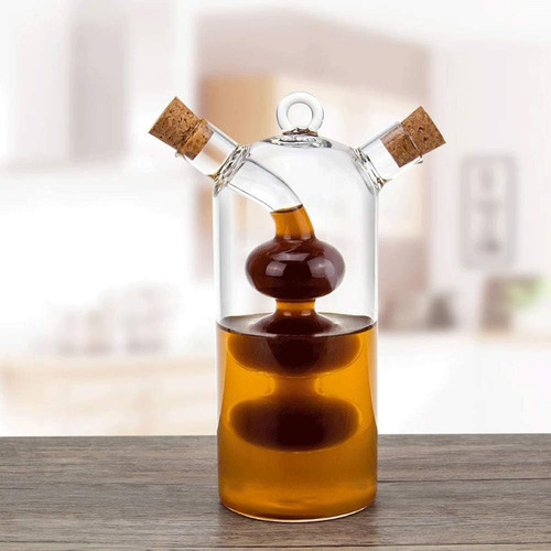 Asx Botella Dispensadora De Aceite Y Vinagre 2 En 1,