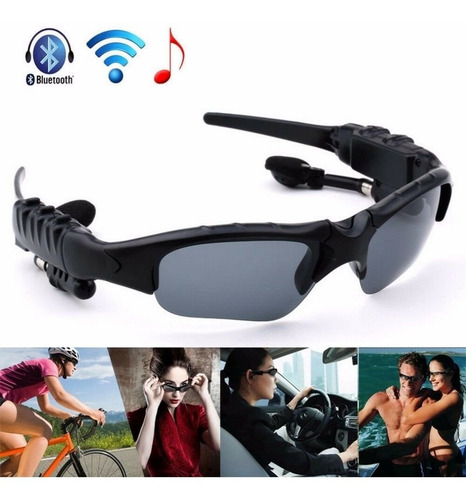 Gafas De Sol Bluetooth Manos Libres Micrófono + Estuche
