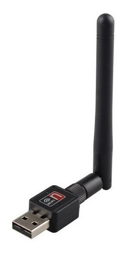 Adaptador Usb 2.0 Wifi 802.11n Con Antena Wireless 300mbps