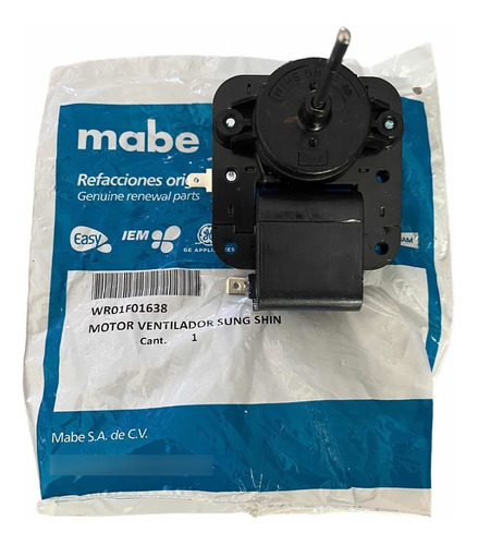 Imagen 2 de 4 de Motor Ventilador Evaporador Mabe, Iem, Iomabe Flecha Larga