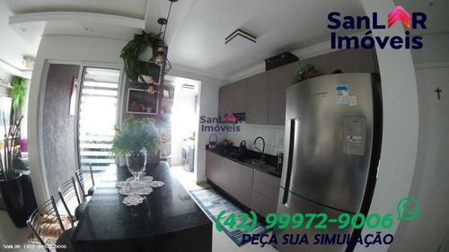 Apartamento Para Venda Em Ponta Grossa, Oficinas, 3 Dormitórios, 1 Suíte, 2 Banheiros, 2 Vagas - _1-1793037