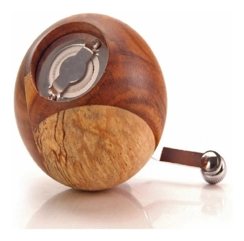 Molino Para Sal O Pimienta Esférico De Madera