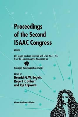 Libro Proceedings Of The Second Isaac Congress : Volume 1...