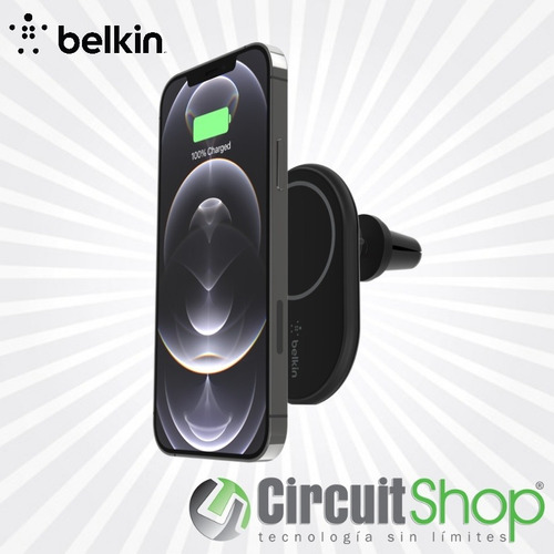 Cargador Magnético Para Auto 10w iPhone 12 13 14 Belkin 