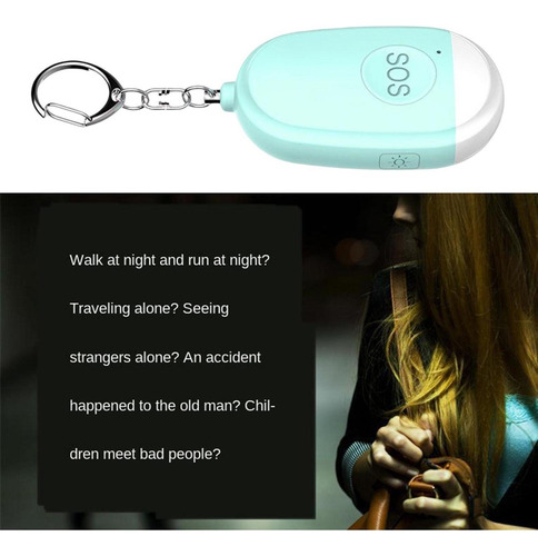 Llaveros Con Alarma Maquina De Toques Defensa Personal