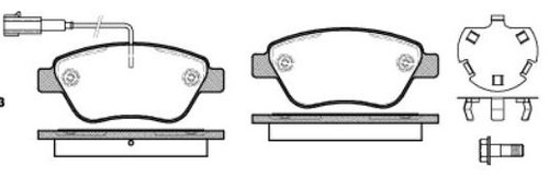 6c Pastillas De Freno Fiat Stilo 02/06