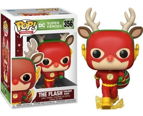 Figura The Flash The Holiday Dash Super Heroes Dc #356