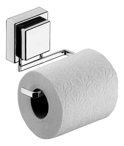 Loysa. SOPORTE PAPEL HIGIÉNICO Y PORTA OBJETOS VENTOSA BZ