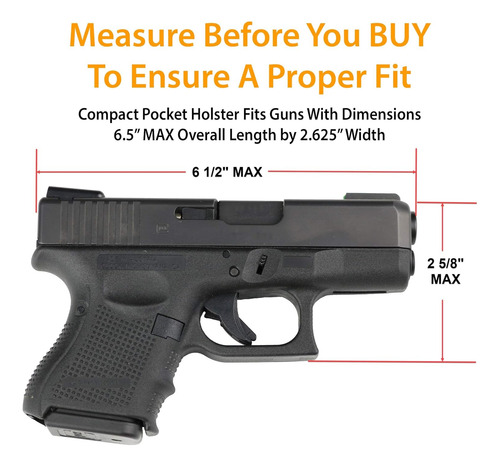 Ultimate Pocket Holster | Ultra Thin For Comfortable Conceal