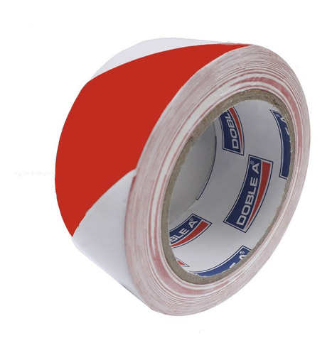 Imagen 1 de 10 de Cinta Demarcatoria Cebrada Pvc 48x33m Premium Doble A