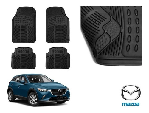 Set Tapetes 4 Piezas Mazda Cx-3 2017 Acc Mayoreo Original