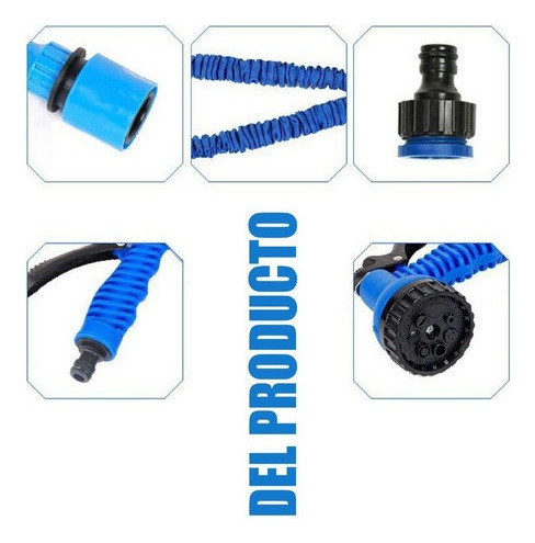 Manguera Mágica Flexible Retráctil 30 M De Nailon Elástico