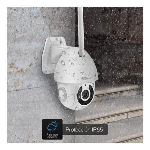 Imagen 4 de 8 de Cámara de seguridad Steren CCTV-235 Smart Home con resolución de 2MP visión nocturna incluida blanca