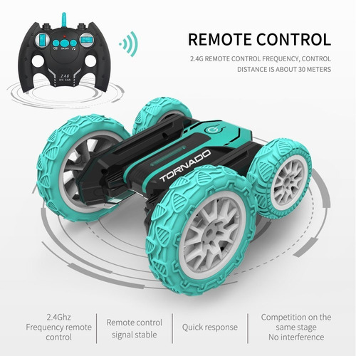 Carro A Control Remoto Stunt Roll 