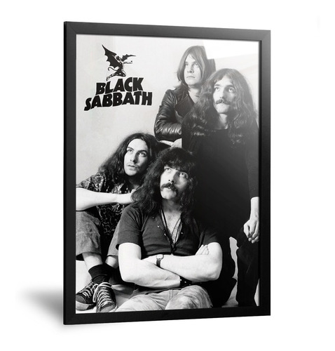 Cuadro Black Sabbath Ozzy Osbourne Carteles De Rock 35x50cm