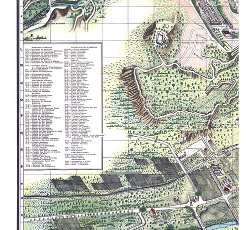 Plano Monumental De Caracas De Ramón Sosa Año 1935