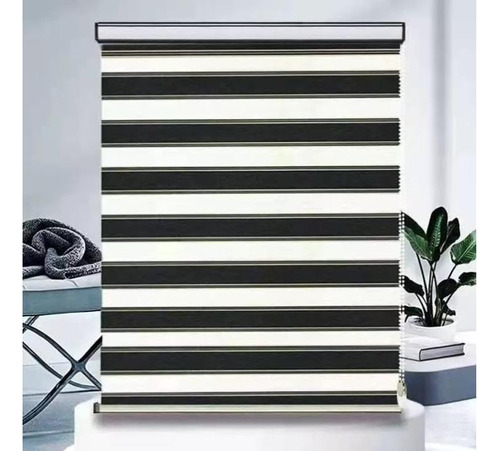 Hermosas Cortinas Roller  Dúo Zebra 120x200 Día Noche